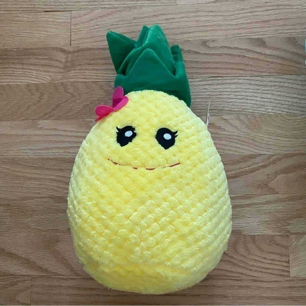 Fiesta Pineapple Plush NEW Yellow Kids Toy Flower Stuffed Animal